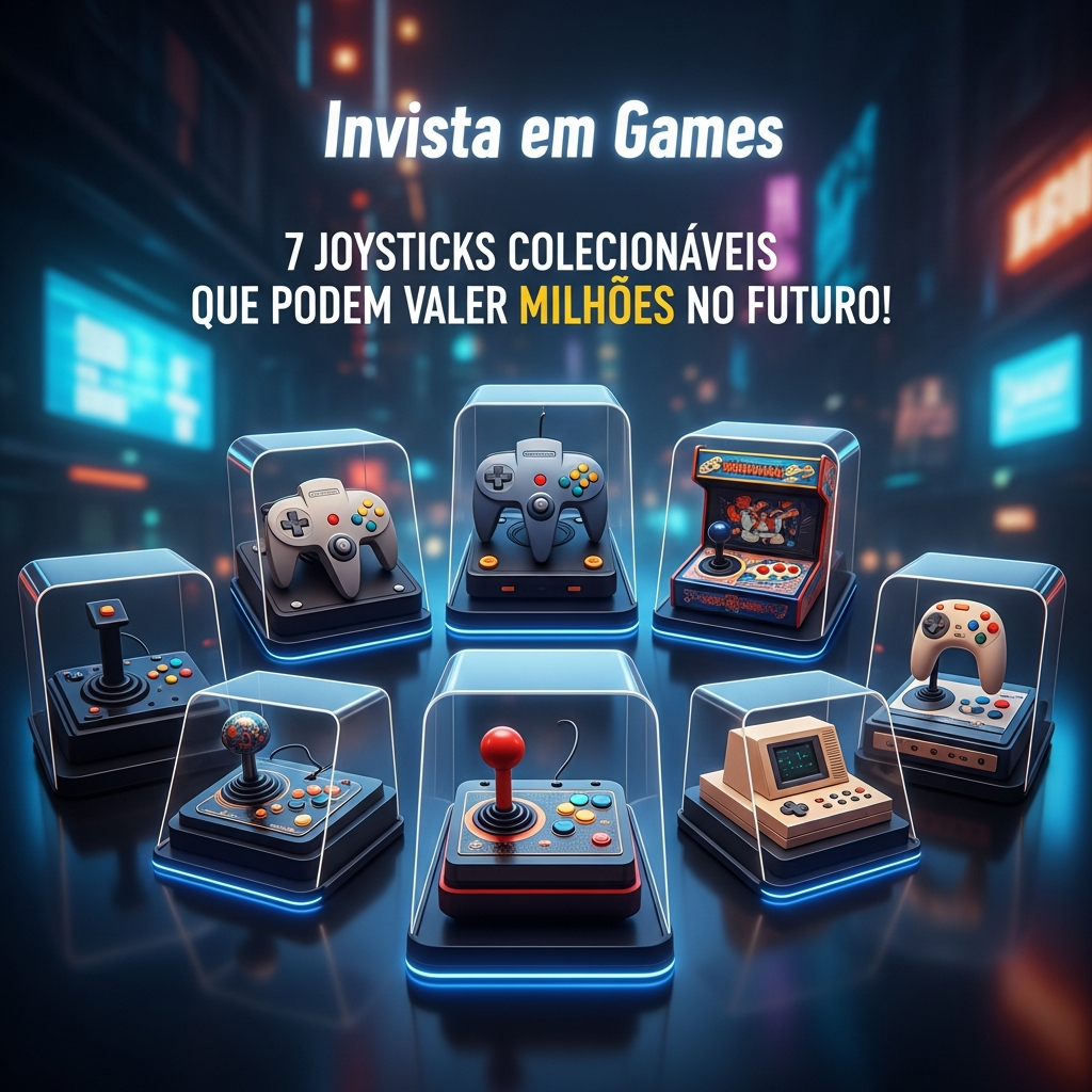 O Panteão dos Controles: Joysticks que Já Valem Ouro