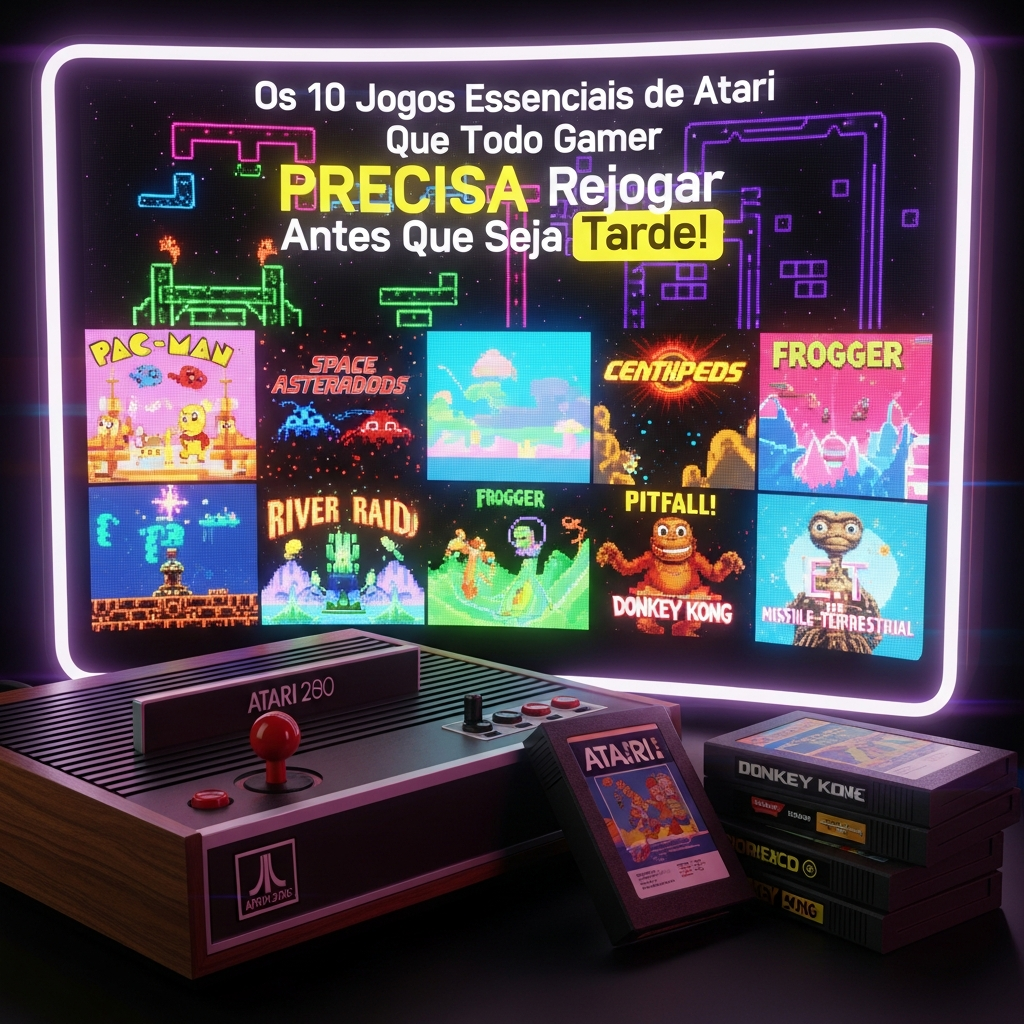 Atari 2600: Os 10 Jogos Essenciais Que Todo Gamer PRECISA Rejogar Para Entender a História dos Videogames | GuiaZap