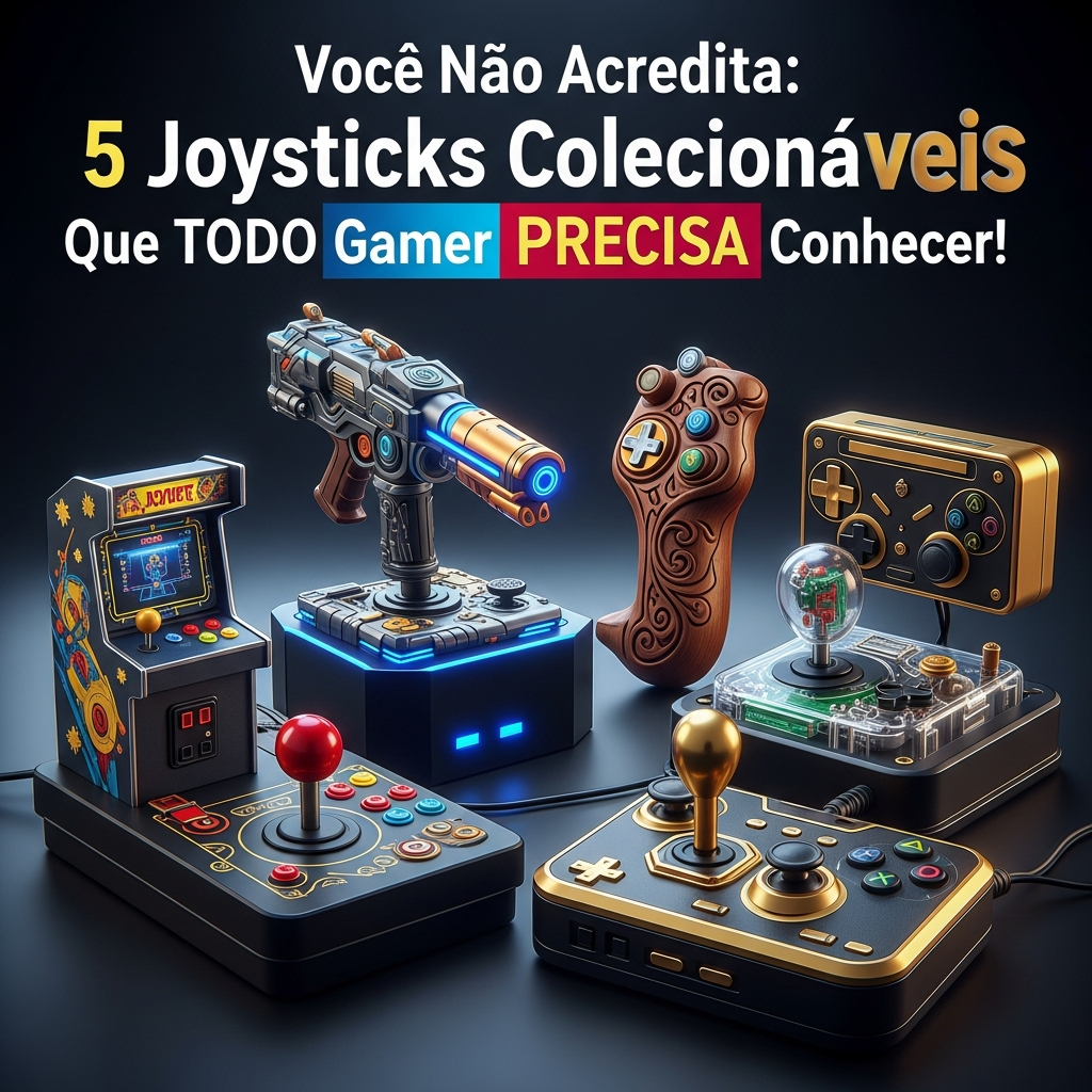 A Revolução Tátil: Por Que Controles Colecionáveis São Mais Que Plástico e Fios?