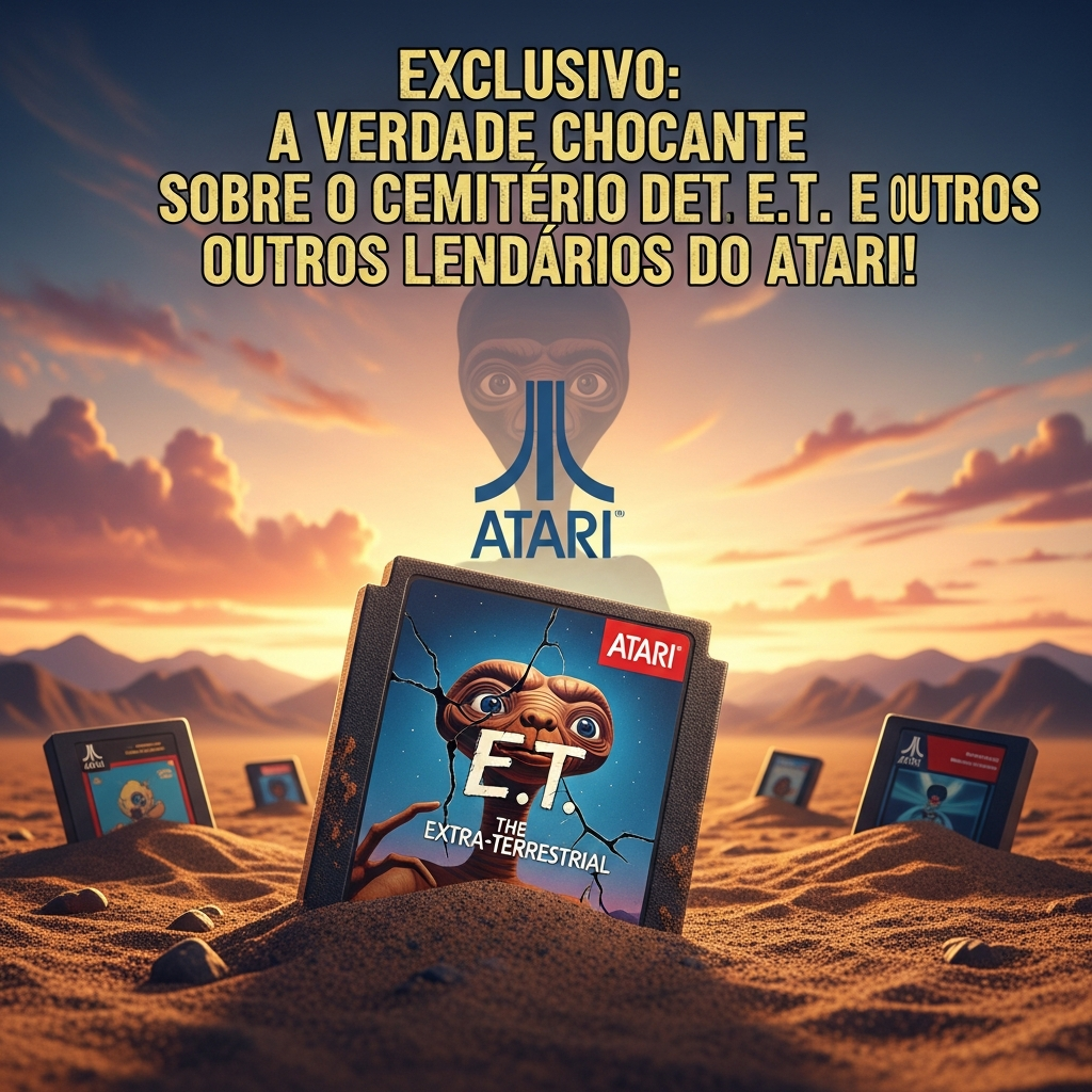 Exclusivo GuiaZap: A Chocante Verdade Por Trás do Cemitério de E.T. e Outros Mitos Lendários do Atari 2600