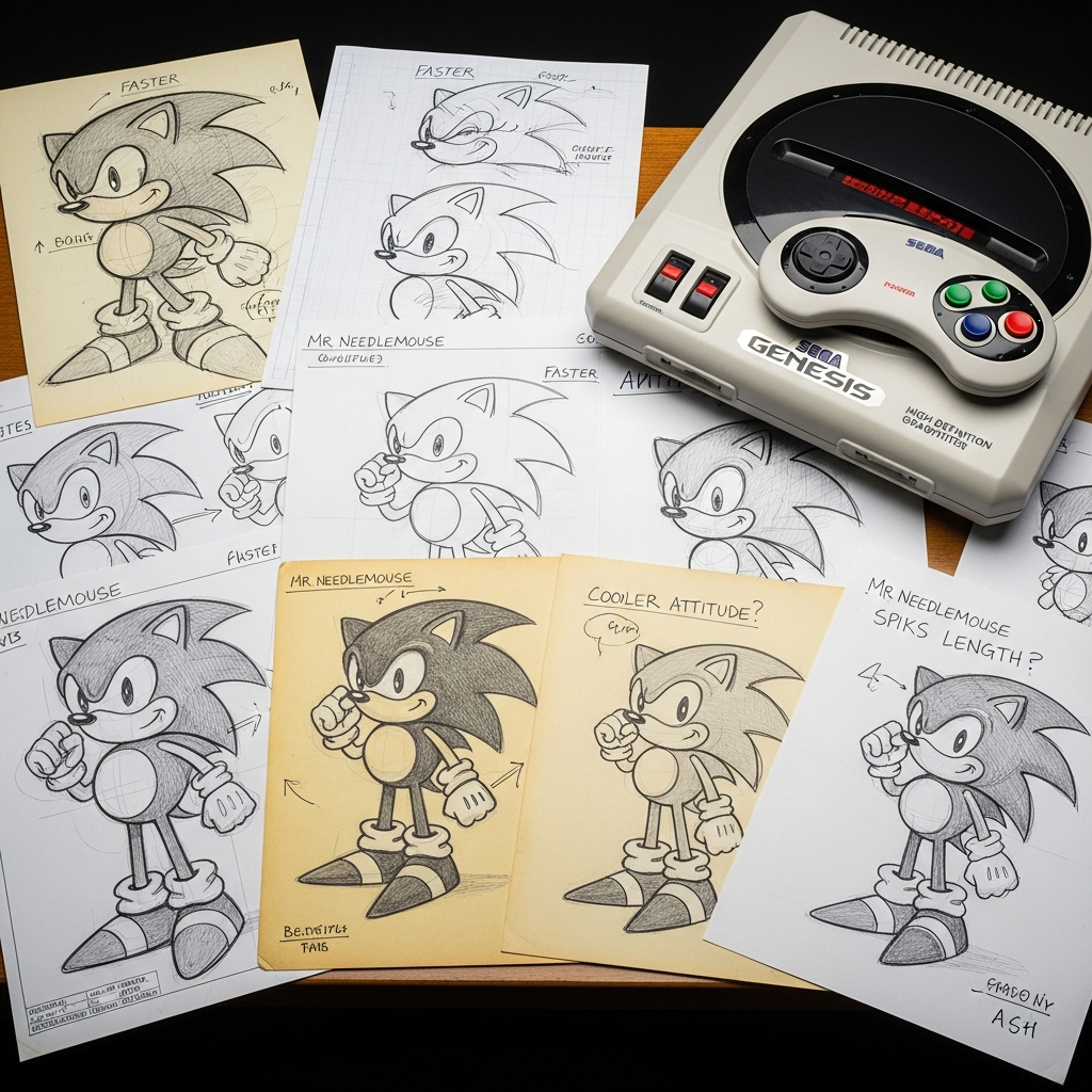 A Criação de Sonic: Como o Ouriço Azul Revolucionou a Sega e Venceu a Guerra dos Mascotes