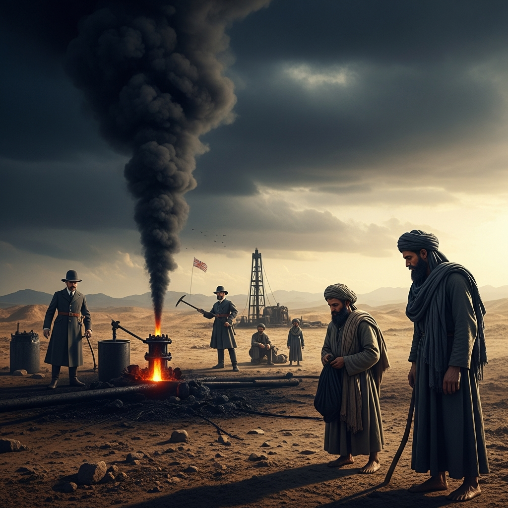 A Sangria Negra da Pérsia: Expoliação e Riqueza no Nascimento da Indústria Petrolífera Iraniana