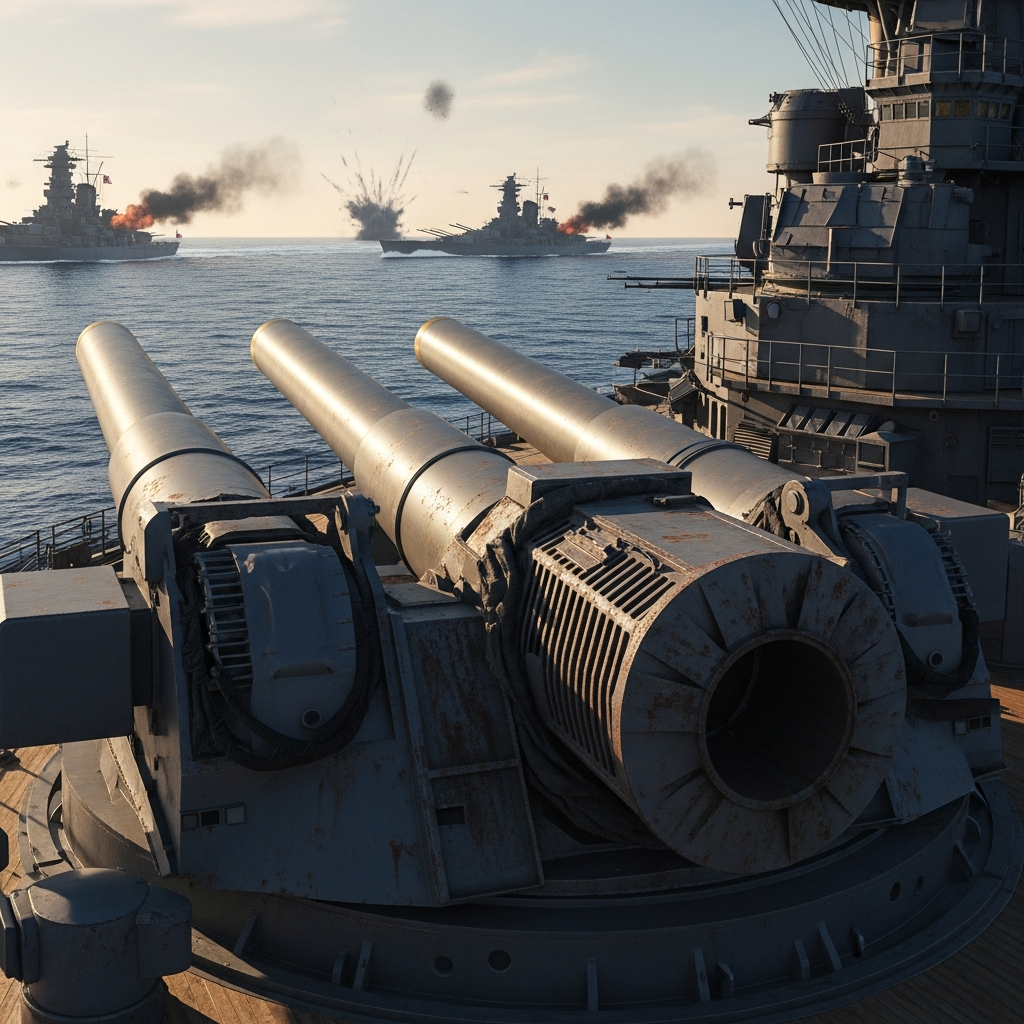 O Gigantismo Japonês: A Classe Yamato e Seus Canhões de 460mm
