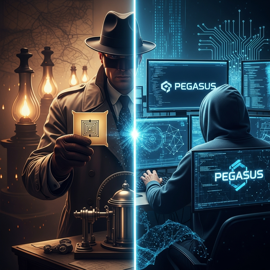 A Evolução da Vigilância: Do Telegrama Zimmermann ao Pegasus