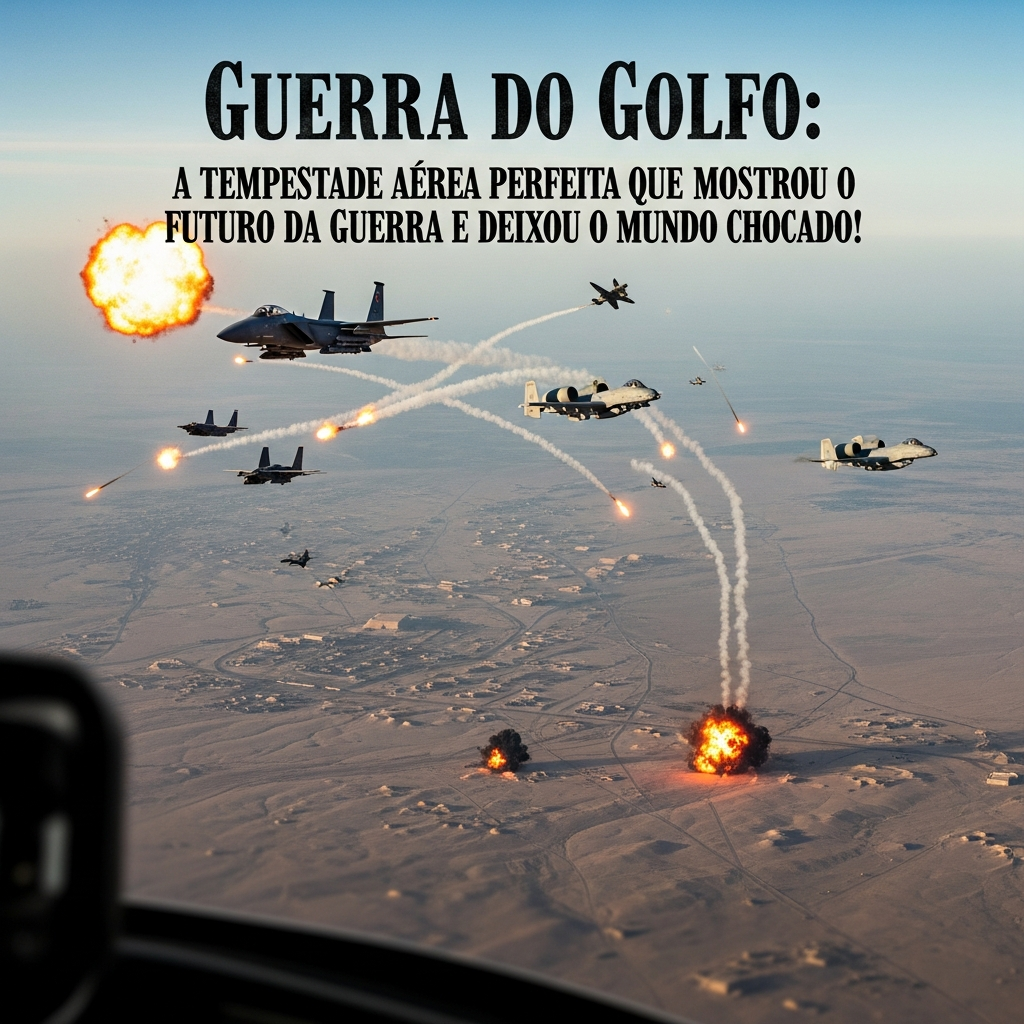 Guerra do Golfo: Análise Profunda da Tempestade Aérea, Tecnologia e Futuro da Guerra | GuiaZap