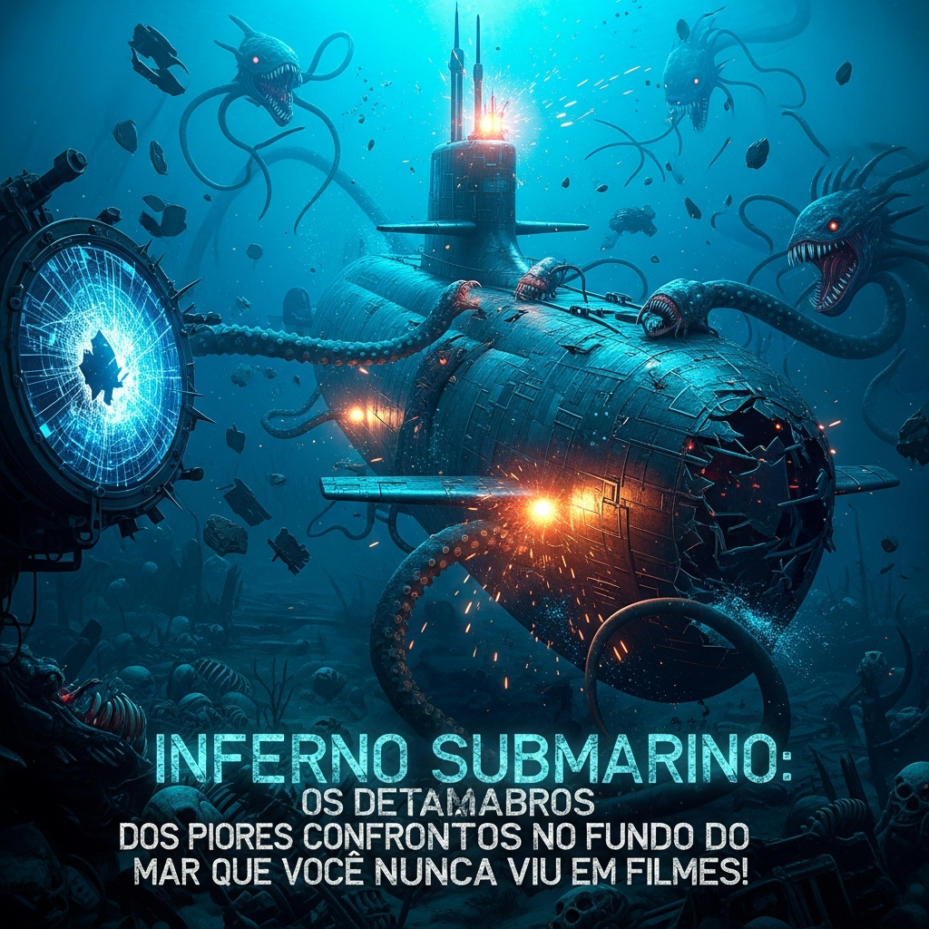 Inferno Submarino: Os Horrores Reais dos Confrontos no Fundo do Mar Revelados