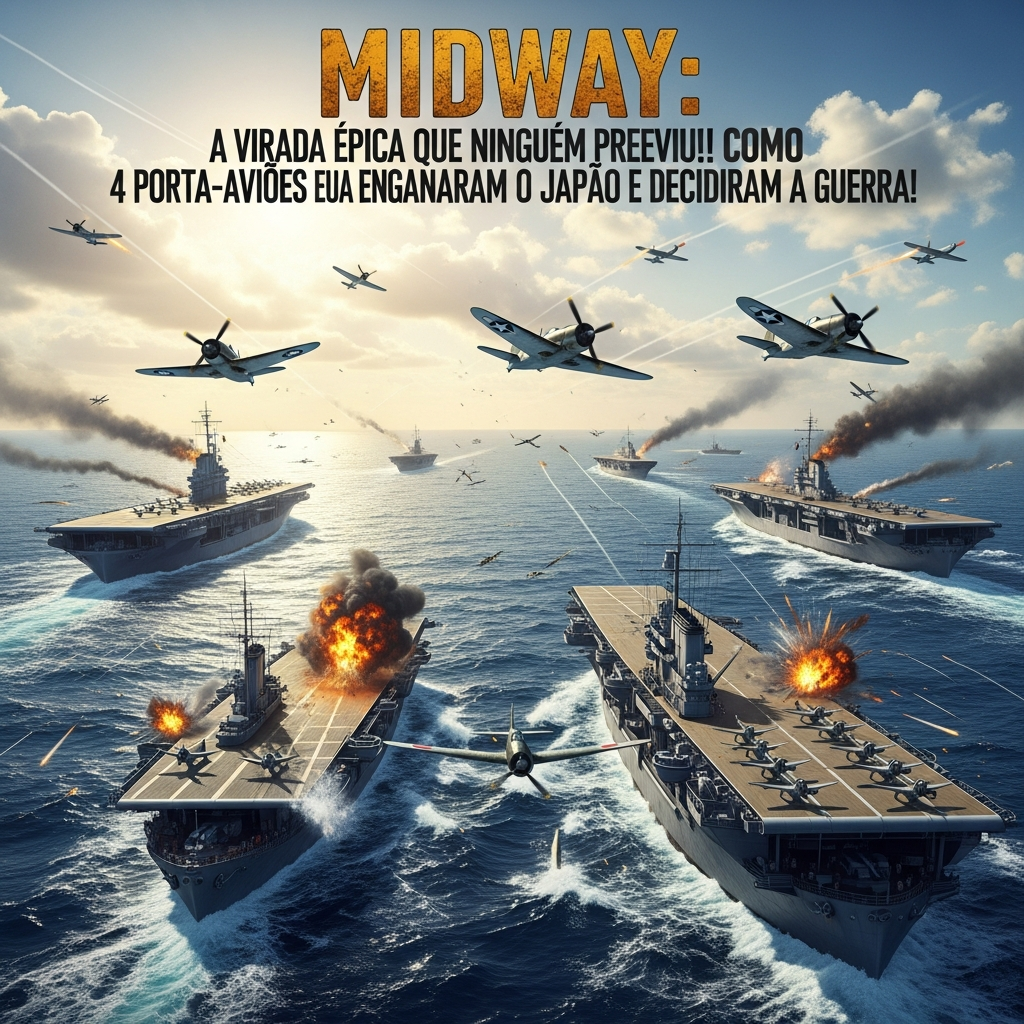 Midway: Como a Virada Épica Que Ninguém Previu Enganou o Japão e Decidiu a Guerra do Pacífico