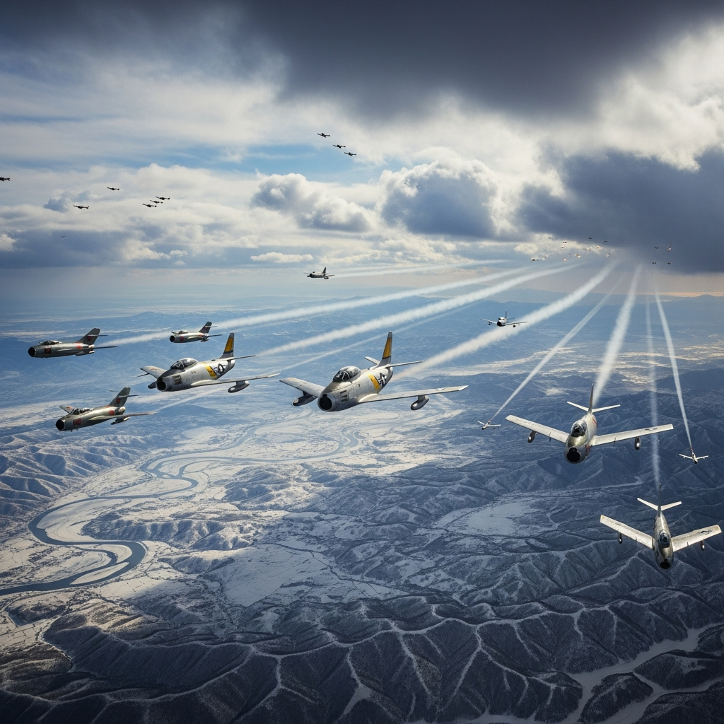 Os Protagonistas: F-86 Sabre vs. MiG-15 Fagot