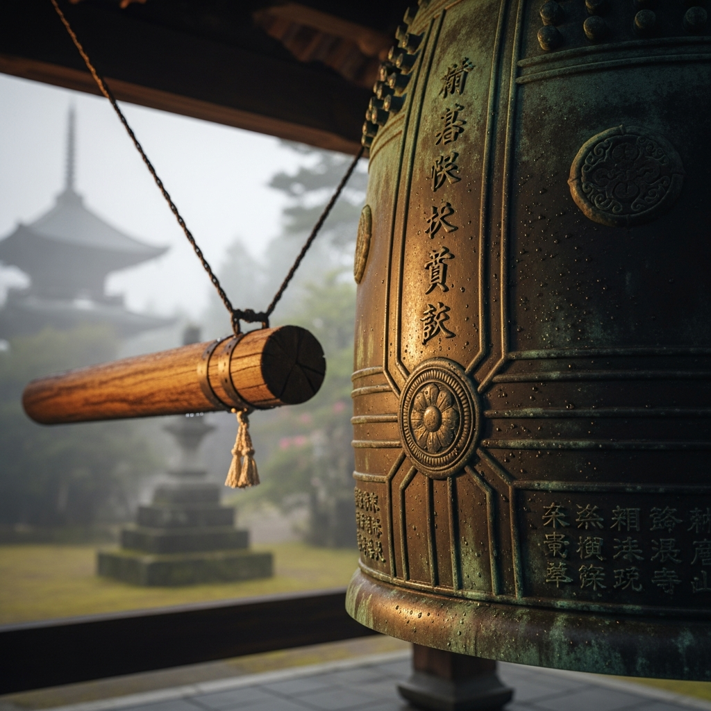A Magnificência do Joya no Kane: Origem e Simbolismo dos Sinos Budistas Japoneses