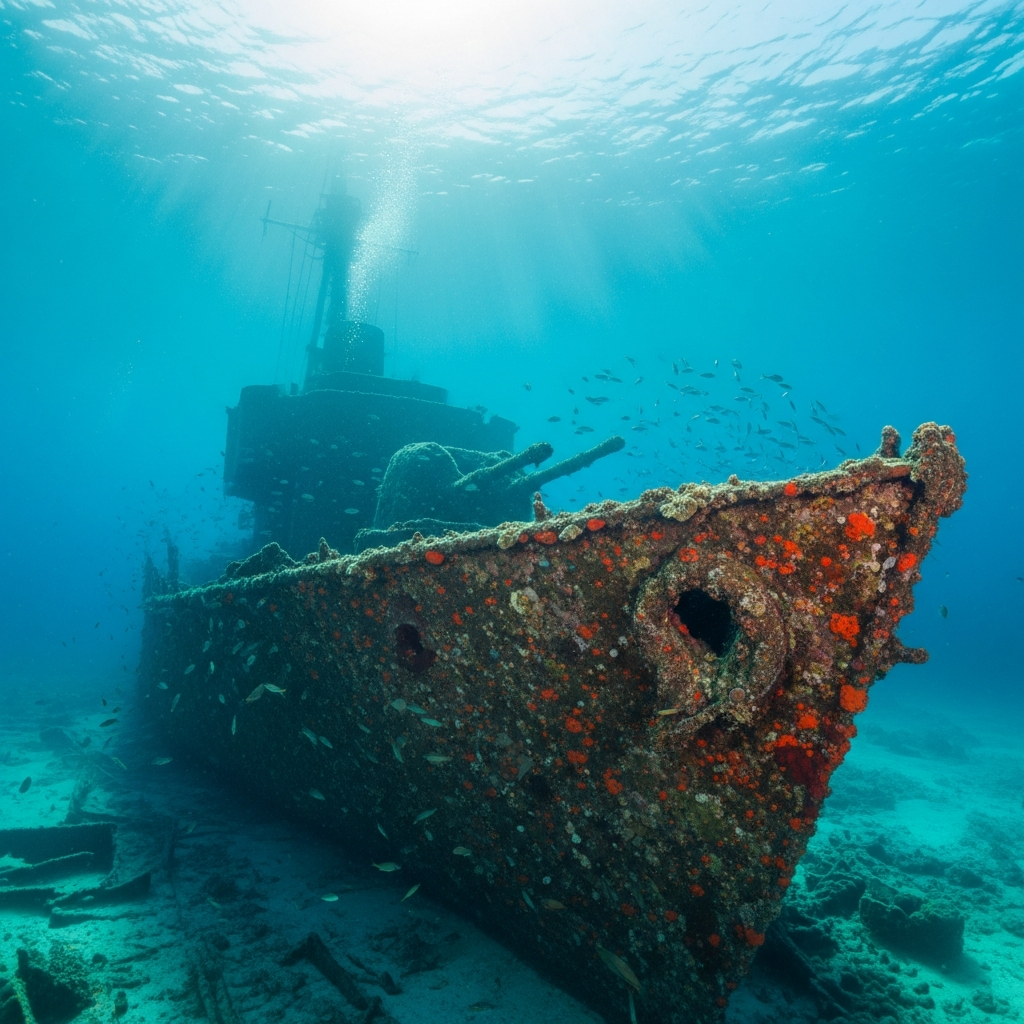 A Sombra da Guerra no Azul Profundo: O Pacífico como Cemitério Naval