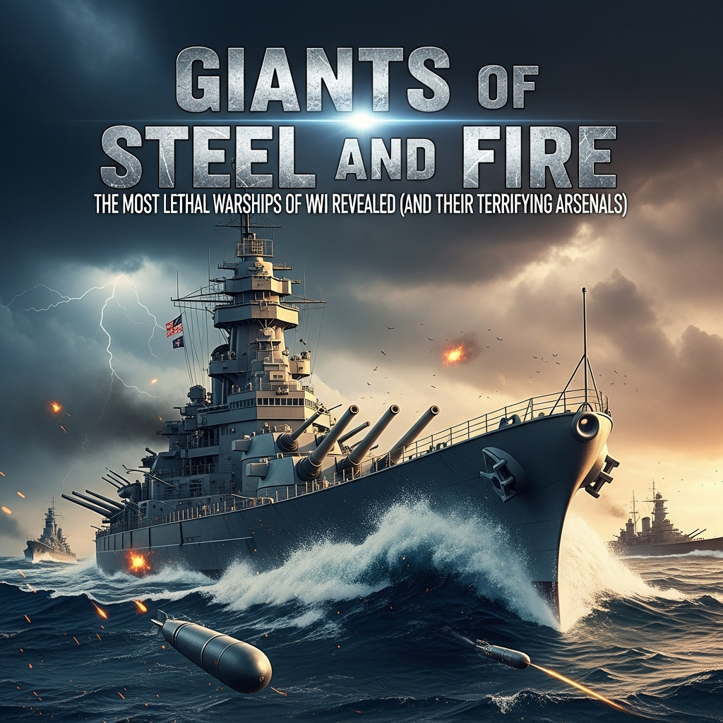 Gigantes de Aço e Fogo: Os Navios de Guerra Mais Letais da WWII Revelados (e Seus Arsenais Apavorantes)