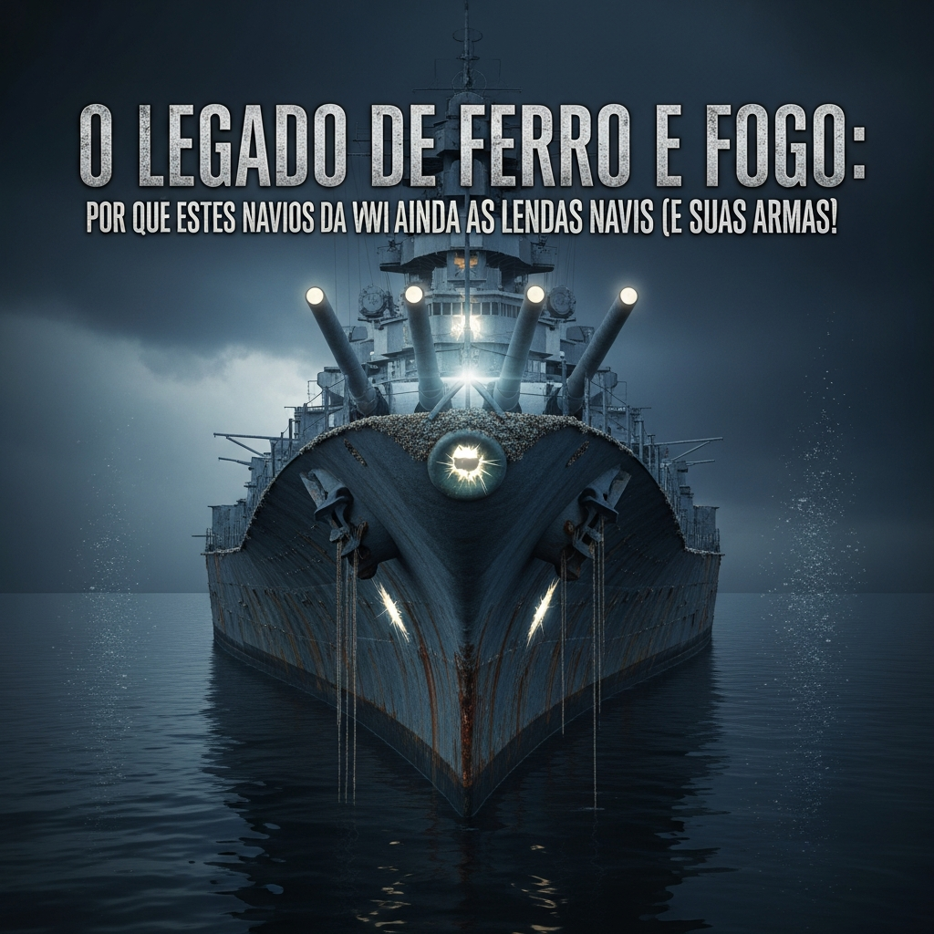 Navios da WWII: Legado de Ferro e Fogo na Lenda Naval (Armas e História)