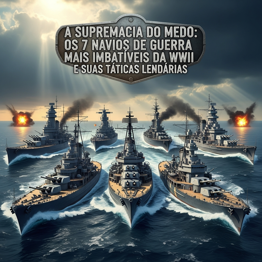 A Supremacia do Medo na WWII: 7 Navios de Guerra Imbatíveis e Suas Táticas Lendárias