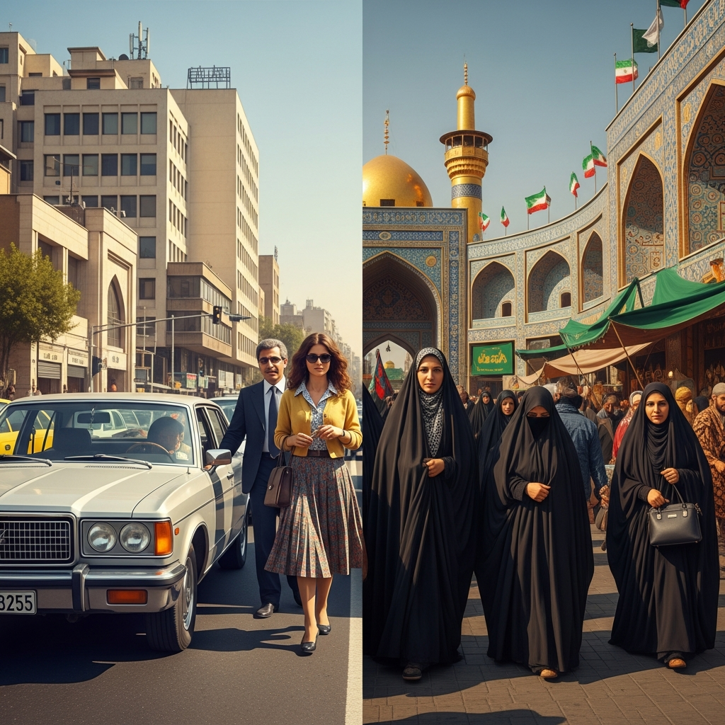 Antes e Depois: A Transformação Radical do Irã Pela Revolução Islâmica