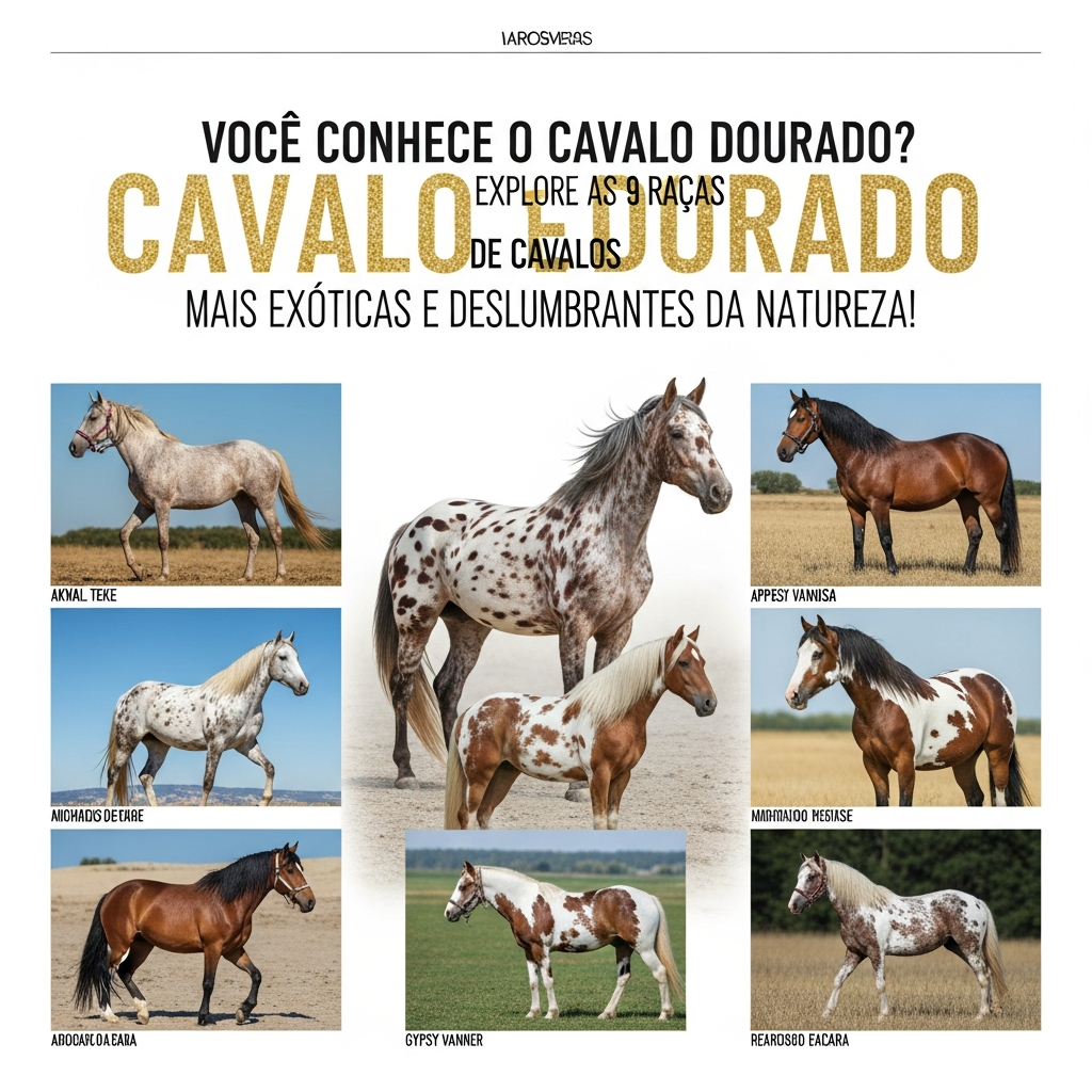 Akhal-Teke: O Cavalo Dourado e As 9 Raças Mais Exóticas do Mundo | GuiaZap