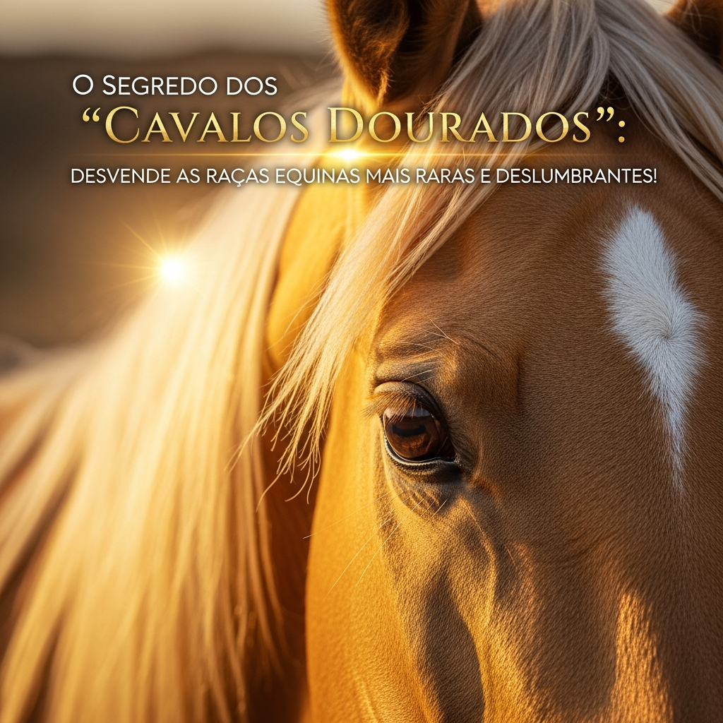 A Genética por Trás do Esplendor Dourado: Um Mergulho Molecular na Pelagem Equina