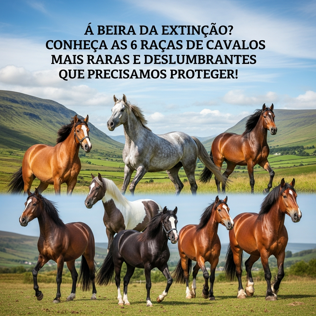 À Beira da Extinção: 6 Cavalos Raros e Deslumbrantes que Precisamos Proteger - GuiaZap