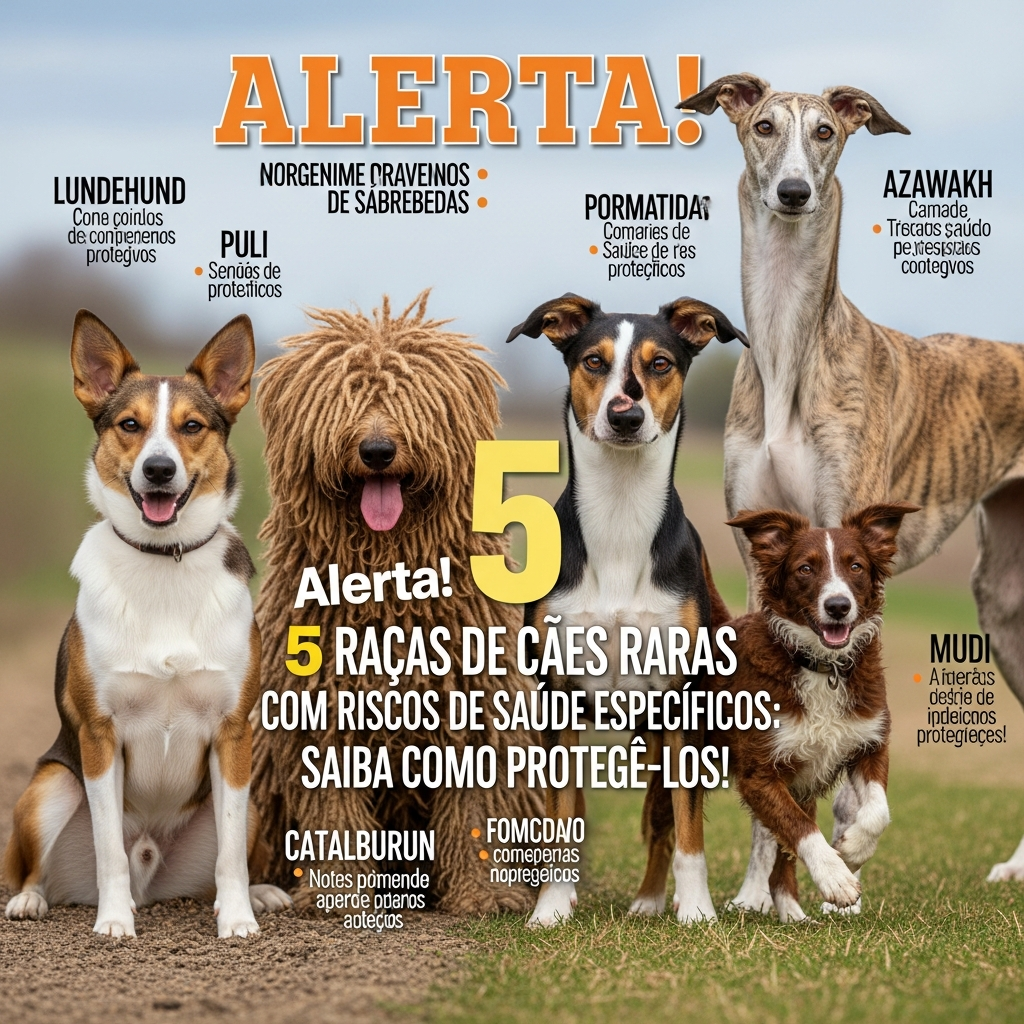 Alerta! 5 Raças de Cães Raras com Riscos de Saúde Específicos: Saiba Como Protegê-los!