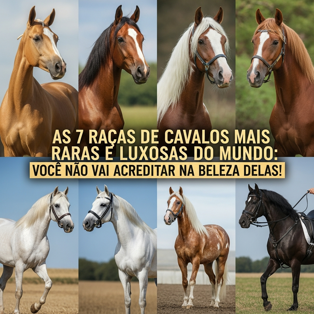 As 7 Raças de Cavalos Mais Raras e Luxuosas do Mundo: Uma Jornada Equina de Beleza Inigualável | GuiaZap