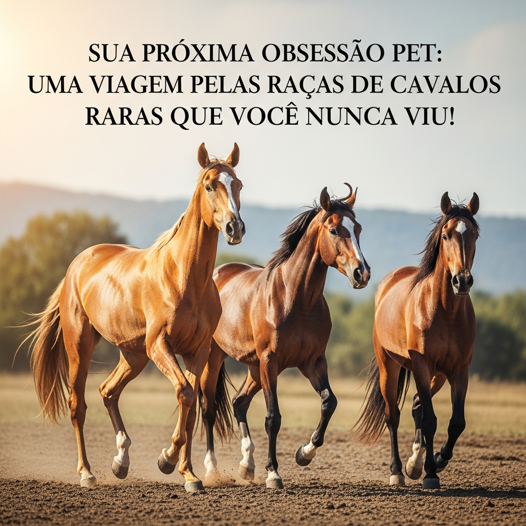 Sua Próxima Obsessão PET: Uma Jornada Pelas Raças de Cavalos Mais Raras do Mundo | GuiaZap