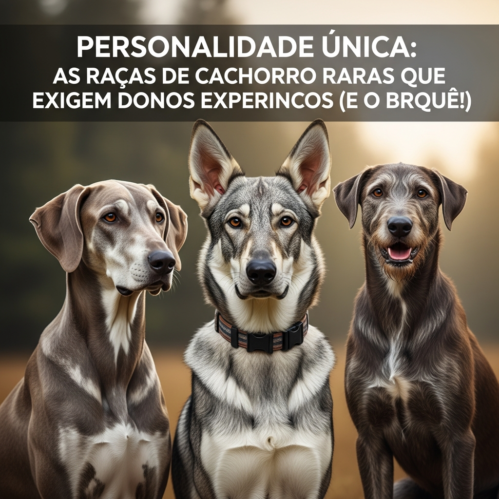 Personalidade Única: As Raças de Cães Raros que Demandam Expertise