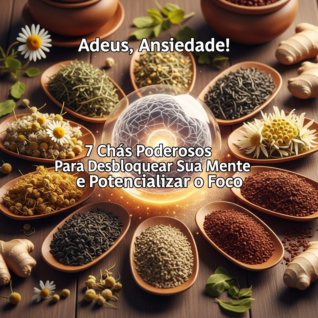 Adeus, Ansiedade! 7 Chás Poderosos para Desbloquear Sua Mente, Potencializar Foco e Bem-Estar | GuiaZap