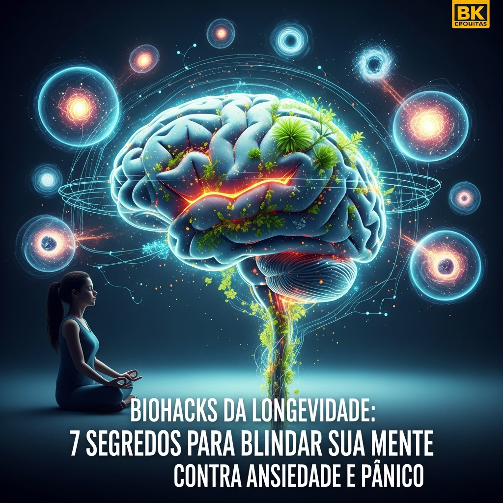 Biohacks da Longevidade: 7 Segredos Técnicos para Blindar Sua Mente contra Ansiedade e Pânico – GuiaZap