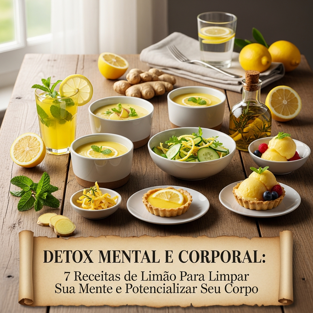 Detox Mental e Corporal: 7 Receitas de Limão para Limpar Mente, Potencializar Corpo - GuiaZap