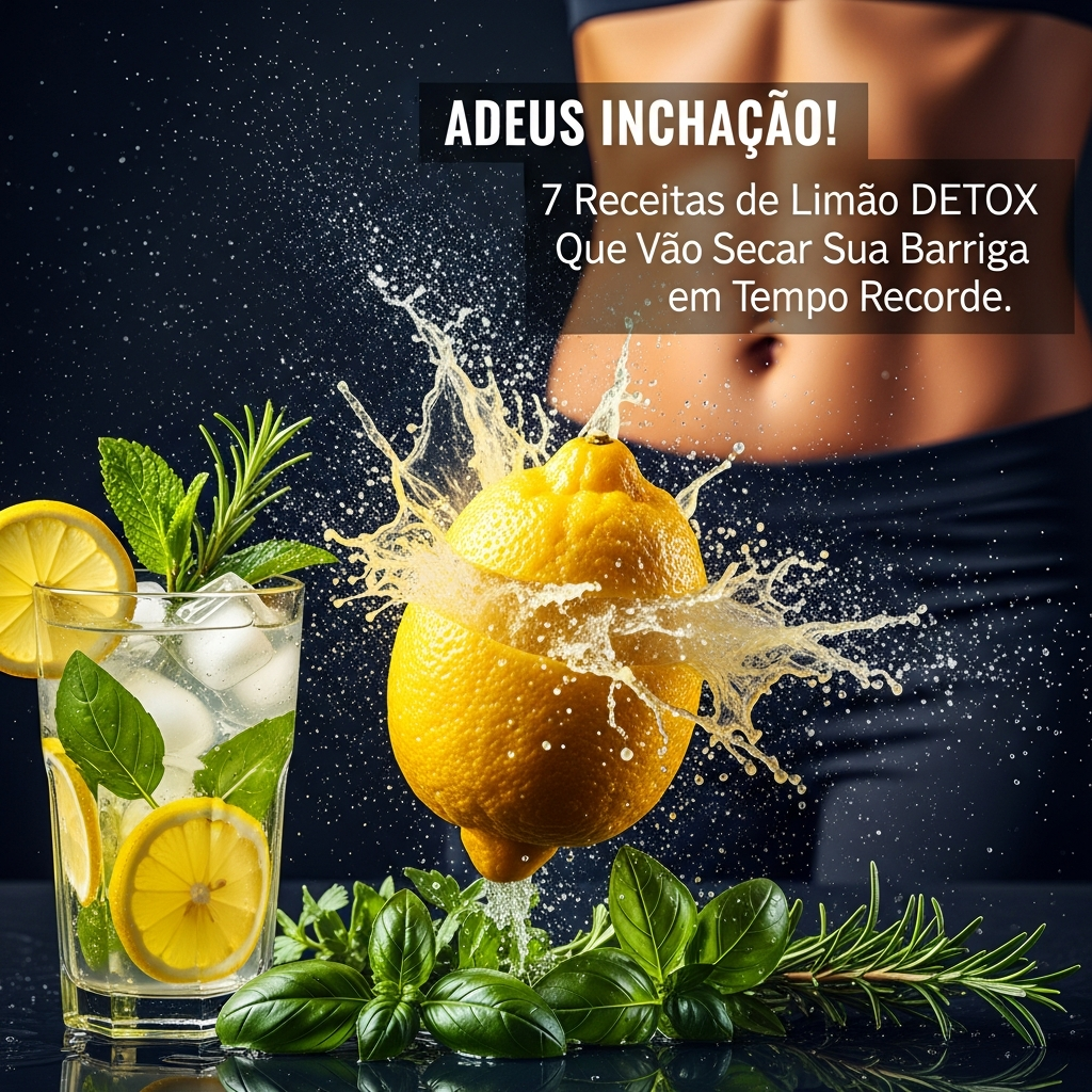 Limão DETOX: Adeus Inchaço! 7 Receitas para Secar a Barriga Rápido | GuiaZap