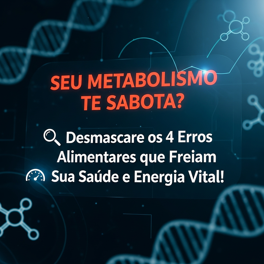 Metabolismo Lento? Desvende os 4 Erros Alimentares que Sabotam Sua Energia e Saúde | GuiaZap
